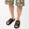 Ease Monogram-slipper van plantaardig gelooid kalfsleer