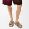 Ease Monogram-slipper van suède