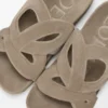 Ease Monogram-slipper van suède