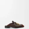 Edge Loafer-muiltje van geborsteld kalfsleer Edge Loafer-muiltje van geborsteld kalfsleer