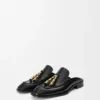 Edge-loafer-muiltje van geborsteld kalfsleer Edge-loafer-muiltje van geborsteld kalfsleer