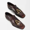 Edge-loafer van geborsteld kalfsleer Edge-loafer van geborsteld kalfsleer