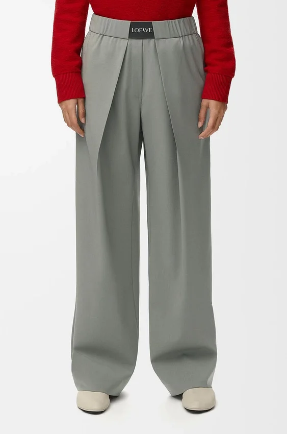 Elastische broek van wol Elastische broek van wol