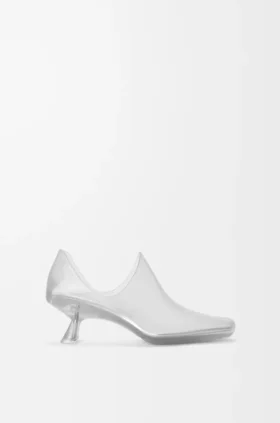 Emily Aqua-enkellaarsje van PVC