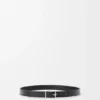 Essential-riem van glanzend, glad kalfsleer Essential-riem van glanzend, glad kalfsleer