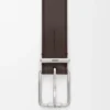 Essential-riem van glanzend, glad kalfsleer Essential-riem van glanzend, glad kalfsleer