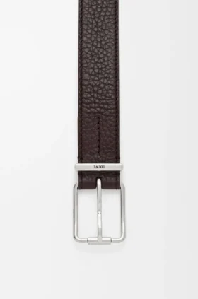 Essential-riem van soepel generfd kalfsleer