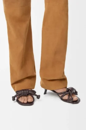 Flamenco Knot-sandal van lamsleer