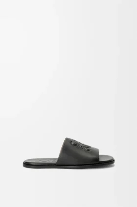 Flex Anagram-slipper van zacht kalfsleer