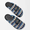 Flex-muiltje van raffia en kalfsleer