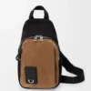 Flex Sling van canvas en suède Flex Sling van canvas en suède