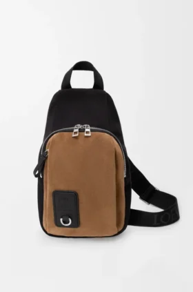 Flex Sling van canvas en suède