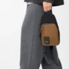Flex Sling van canvas en suède Flex Sling van canvas en suède