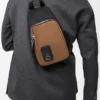 Flex Sling van canvas en suède Flex Sling van canvas en suède