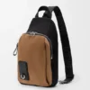 Flex Sling van canvas en suède Flex Sling van canvas en suède