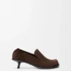 Flexible loafer van suède kalfsleer Flexible loafer van suède kalfsleer