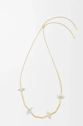 Flor-ketting van sterlingzilver en email Flor-ketting van sterlingzilver en email