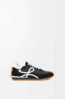 Flow Runner van nylon en suède