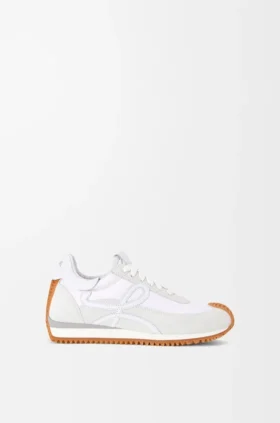 Flow Runner van nylon en suède