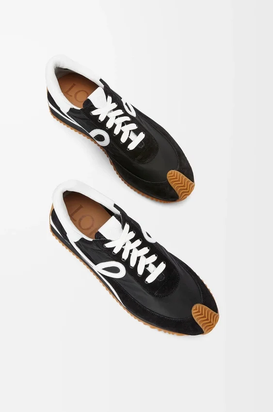 Flow Runner van nylon en suède Flow Runner van nylon en suède