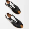 Flow Runner van nylon en suède