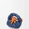 Flower deurstopper van steen en kalfsleer Flower deurstopper van steen en kalfsleer