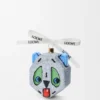 Futurist cat kerstbal van geblazen glas Futurist cat kerstbal van geblazen glas
