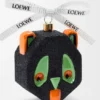 Futurist cat kerstbal van geblazen glas Futurist cat kerstbal van geblazen glas