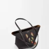 Futurist Cat middelgrote Puzzle Fold-tote bag van nappa-kalfsleer