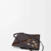 Futurist Cat middelgrote Puzzle Fold-tote bag van nappa-kalfsleer