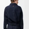 Gedrapeerd overhemd van denim Gedrapeerd overhemd van denim