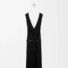 Gedrapeerde jurk van viscose