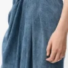 Gedrapeerde spijkerbroek van denim Gedrapeerde spijkerbroek van denim