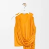Gedrapeerde top van viscose Gedrapeerde top van viscose