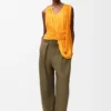 Gedrapeerde top van viscose Gedrapeerde top van viscose