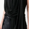 Gedrapeerde top van viscose Gedrapeerde top van viscose