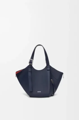Gelaagde Hammock Flip-tas van klassiek kalfsleer