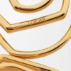 Gestapelde hoepeloorbellen van sterlingzilver Gestapelde hoepeloorbellen van sterlingzilver