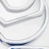 Gestapelde hoepeloorbellen van sterlingzilver en email Gestapelde hoepeloorbellen van sterlingzilver en email