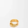 Gestapelde ring van sterlingzilver Gestapelde ring van sterlingzilver
