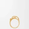 Gestapelde ring van sterlingzilver en email Gestapelde ring van sterlingzilver en email