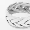 Gevlochten ring van sterlingzilver Gevlochten ring van sterlingzilver