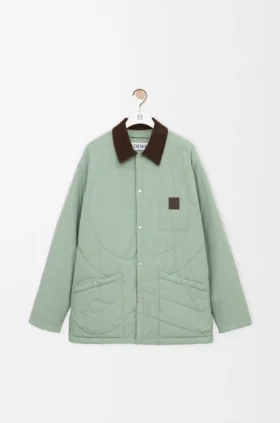 Gewatteerd overshirt van technisch shell-materiaal