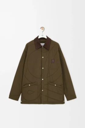 Gewatteerd overshirt van technisch shell-materiaal