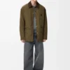 Gewatteerd overshirt van technisch shell-materiaal Gewatteerd overshirt van technisch shell-materiaal