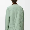 Gewatteerd overshirt van technisch shell-materiaal Gewatteerd overshirt van technisch shell-materiaal