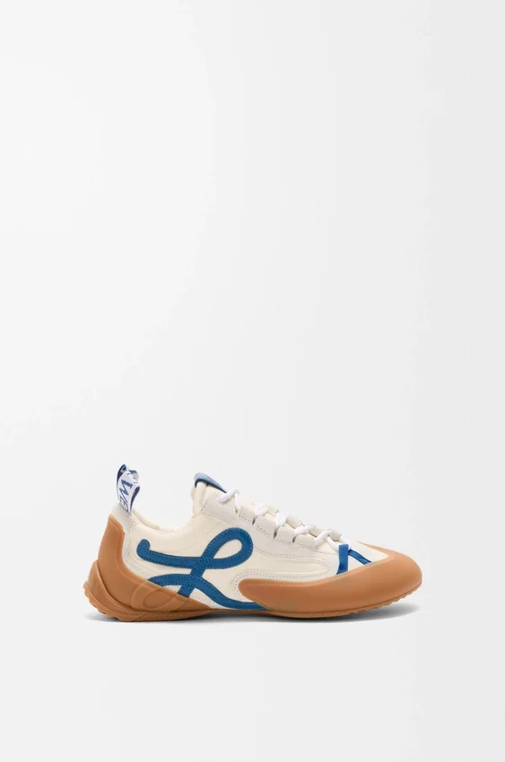 Grip-Sneakers van nylon en suède Grip-Sneakers van nylon en suède