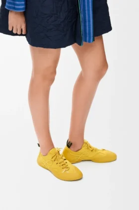 Grip-Sneakers van suède kalfsleer