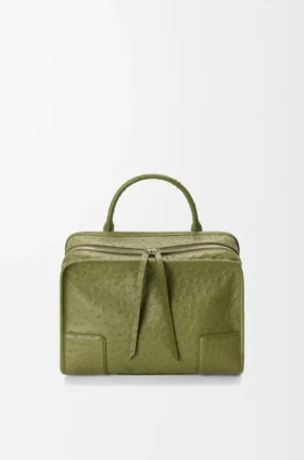Grote Amazona 180-tas van struisvogelleer Grote Amazona 180-tas van struisvogelleer