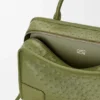 Grote Amazona 180-tas van struisvogelleer Grote Amazona 180-tas van struisvogelleer